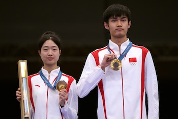 Los chinos Yuting Huang and