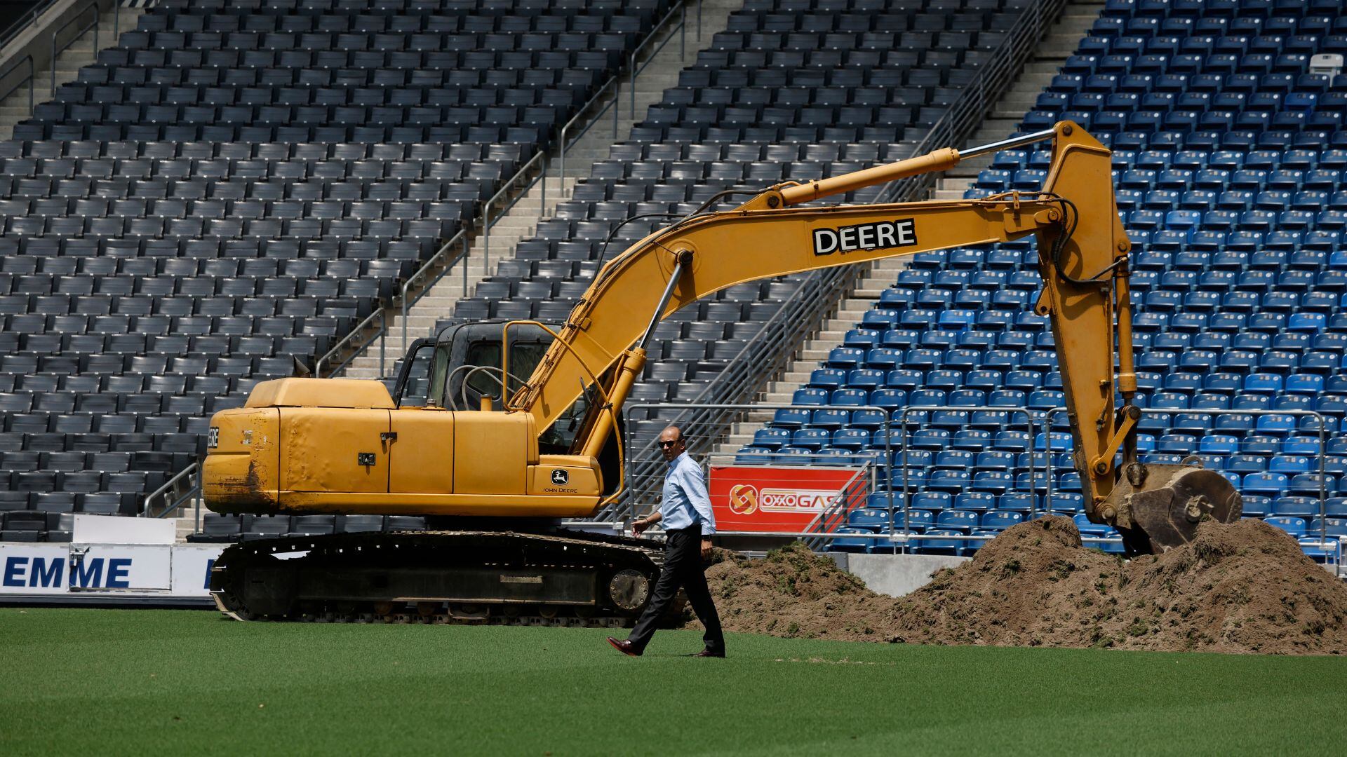 Estadio de Monterrey inicia remodelaciones para la Copa Mundial FIFA 2026 (REUTERS/Daniel Becerril)