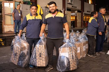 La llegada de las urnas