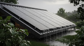 paneles solares - tecnología solar - lluvias - sol - tecnología - 12 de abril