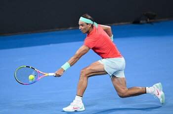 Nadal en Brisbane (AAP Image/Zain