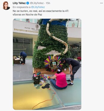 Lilly Téllez hace crítica al