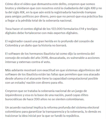 - crédito @petrogustavo/X