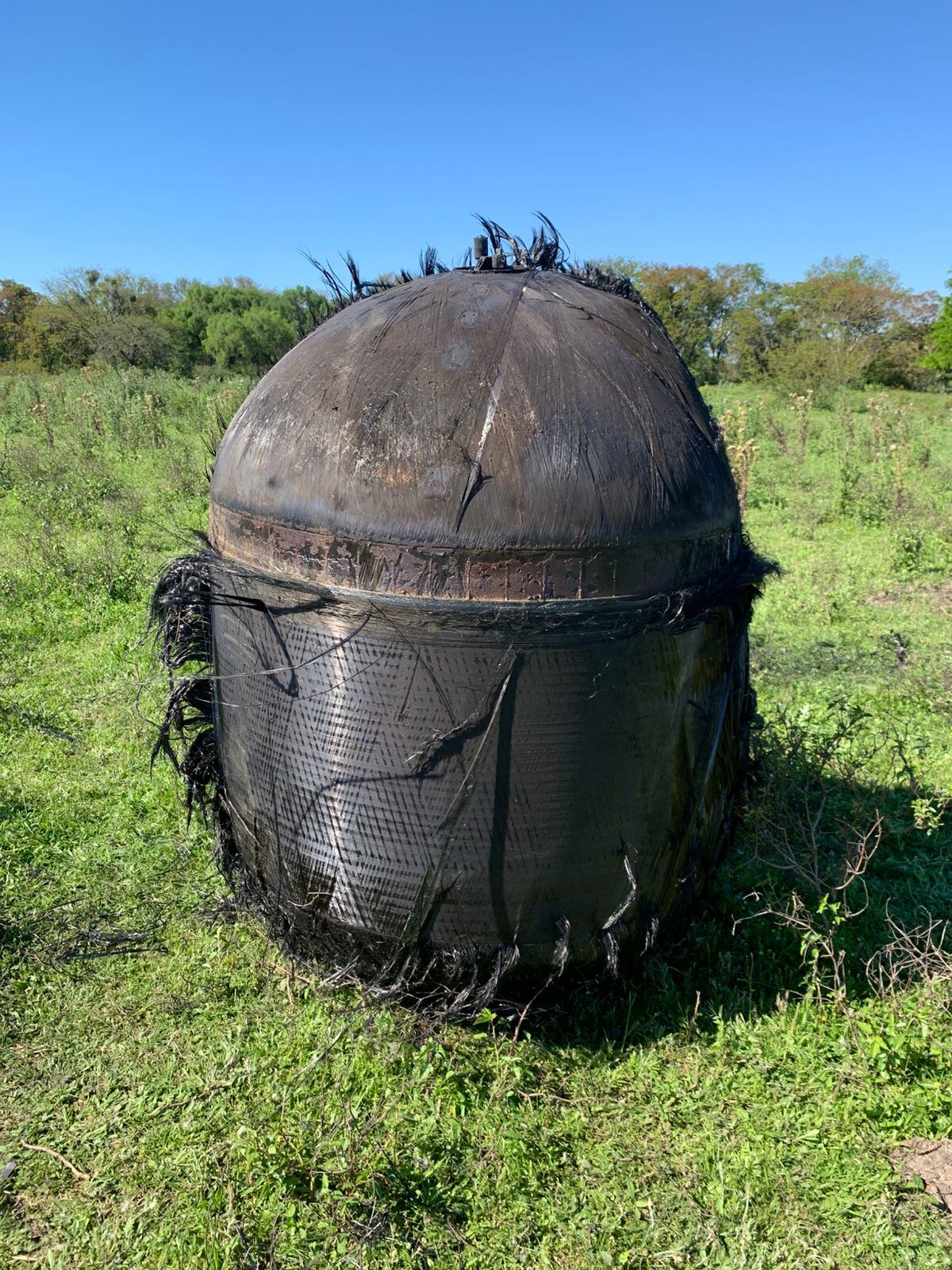 El hecho se produjo en un campo privado de la zona de Puerto Tirol