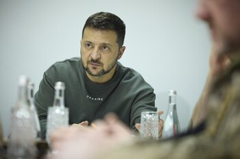 El presidente ucraniano, Volodimir Zelensky
