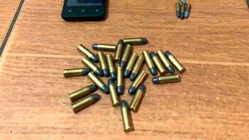 Varias balas incautadas en el