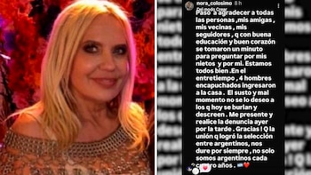 Nora Colisimo la mamá de Wanda rompió el silencio