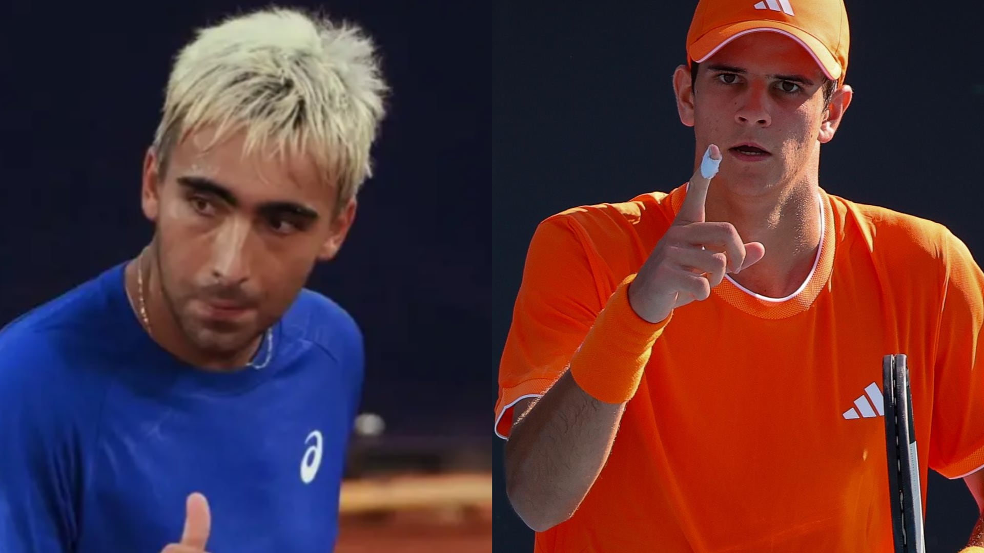 Los tenistas españoles Dani Mérida y Rafa Jódar