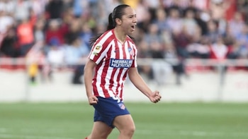 Charlyn Corral con el Atlético