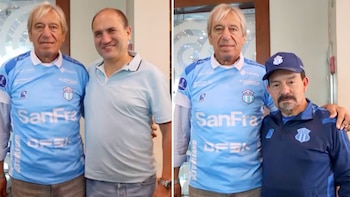 Deportivo Macará rinde homenaje a German Leguía durante su estadía en Lima: ”Historia viviente”