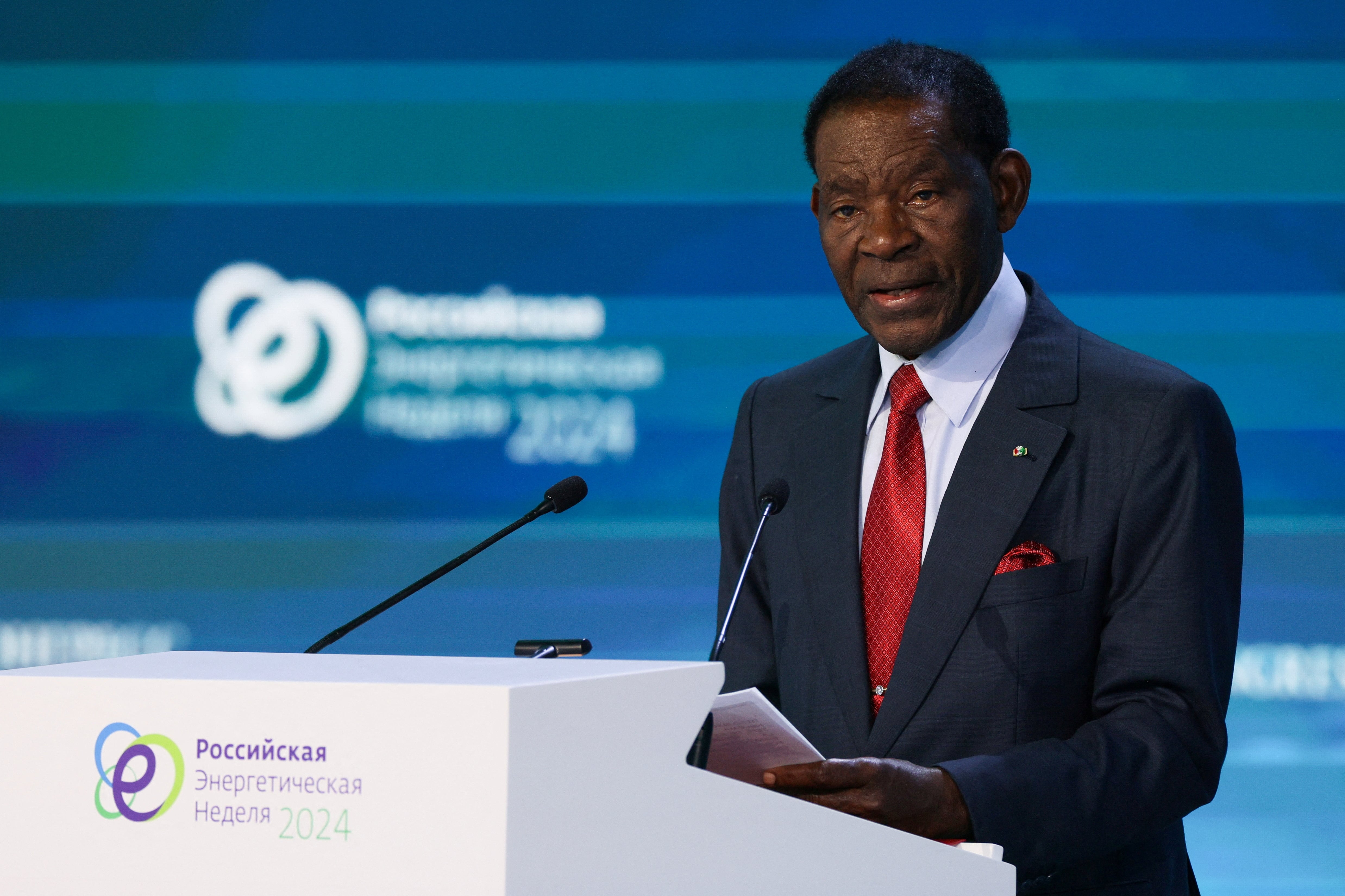 Teodoro Obiang ganó todas las elecciones presidenciales con más del 93% de los votos y la débil y perseguida oposición denunció fraude e irregularidades en Guinea Ecuatorial (REUTERS)