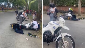 Motociclista murió en medio de