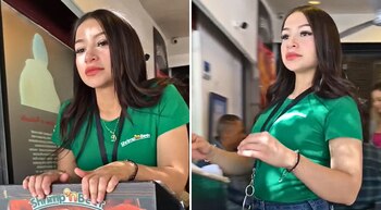 Fernanda reacciona con descontento al