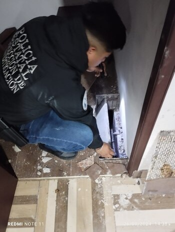 Parte de las labores de