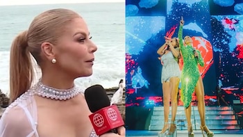 Olga Tañón y Corazón Serrano unen sus voces para grabar “Cueste lo que cueste” en Lima