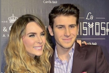 Belinda junto a su hermano, Ignacio "Nachito" Peregrin