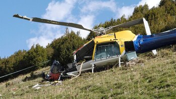 Reportan accidente de helicóptero en