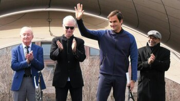 El suizo Roger Federer anunció