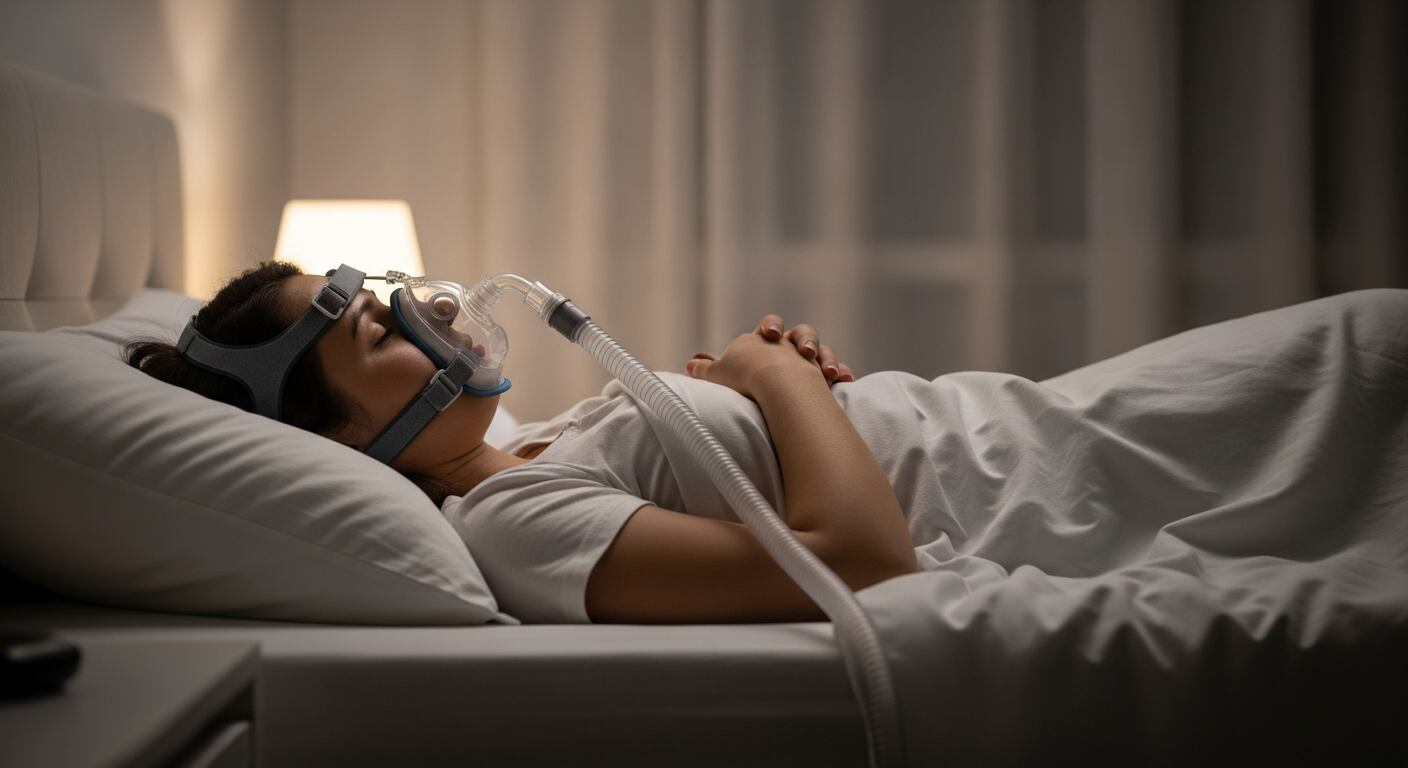 El tratamiento con CPAP sigue como referencia para la apnea obstructiva del sueño y puede reducir la presión arterial en personas con hipertensión (Imagen Ilustrativa Infobae)