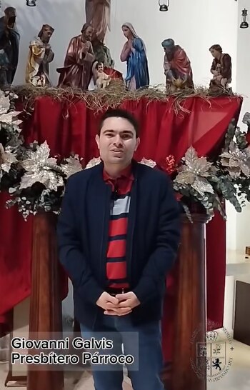 El párrofo Giovanny Galvis Ramírez,