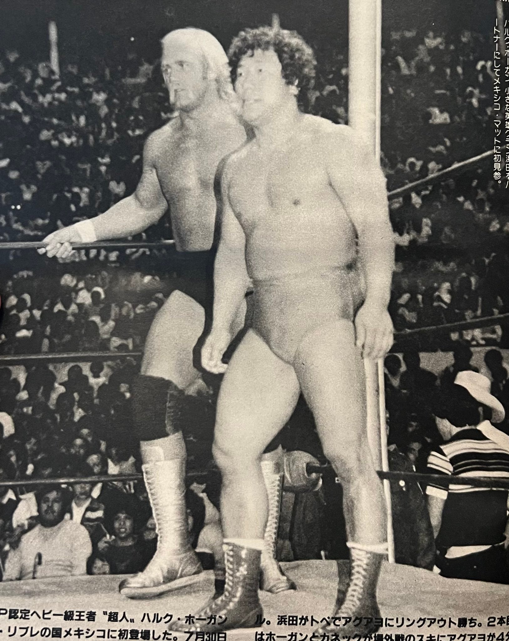 Hogan y Hamada en el Toreo de Cuatro Caminos. (Especial)