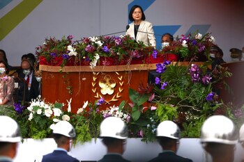 La presidenta de Taiwán, Tsai