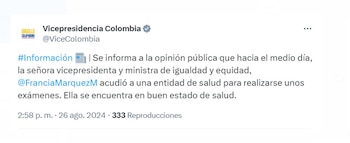 La Vicepresidencia desmintió los rumores