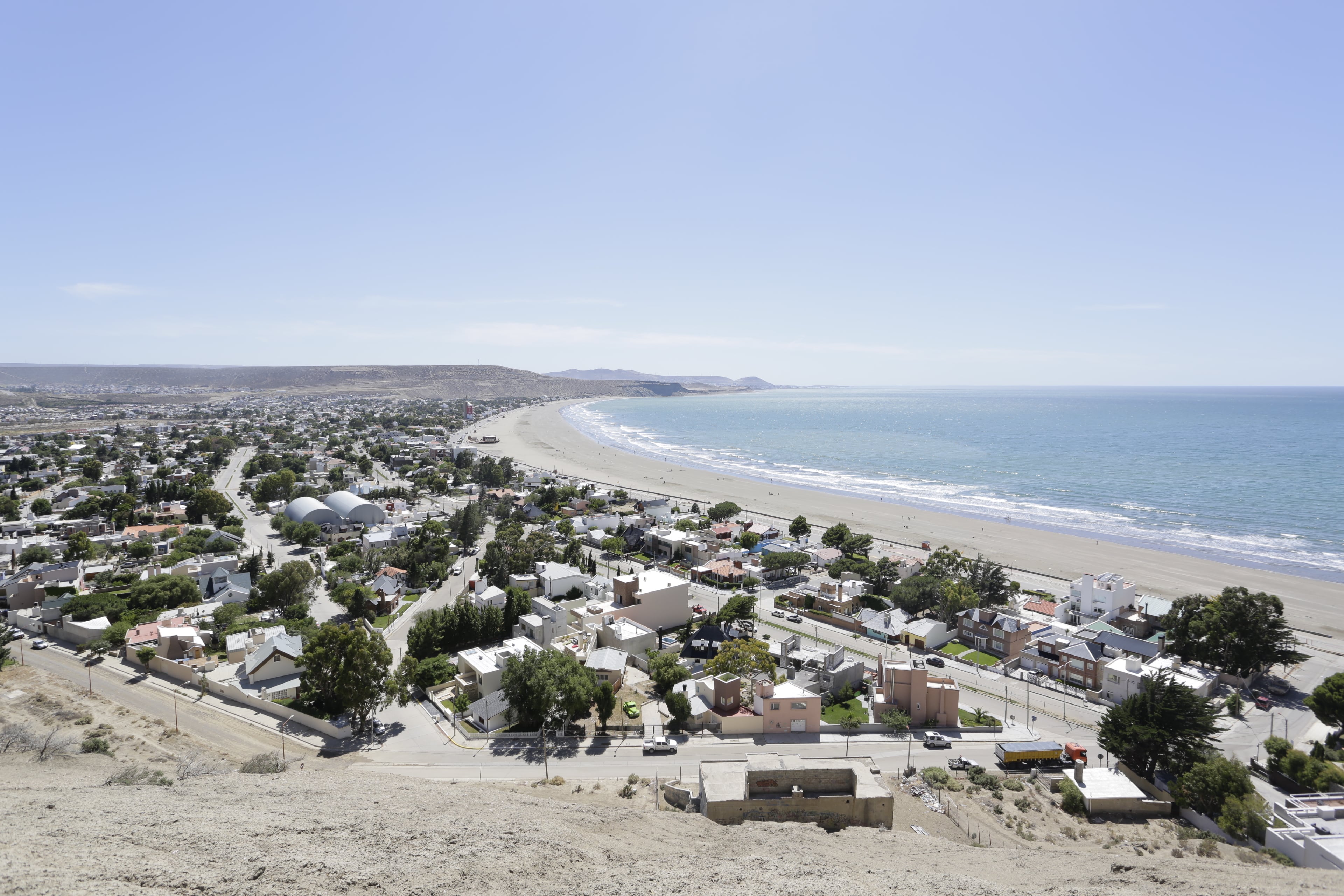 A pocos kilómetros de Comodoro Rivadavia, Rada Tilly, de cara al Atlántico