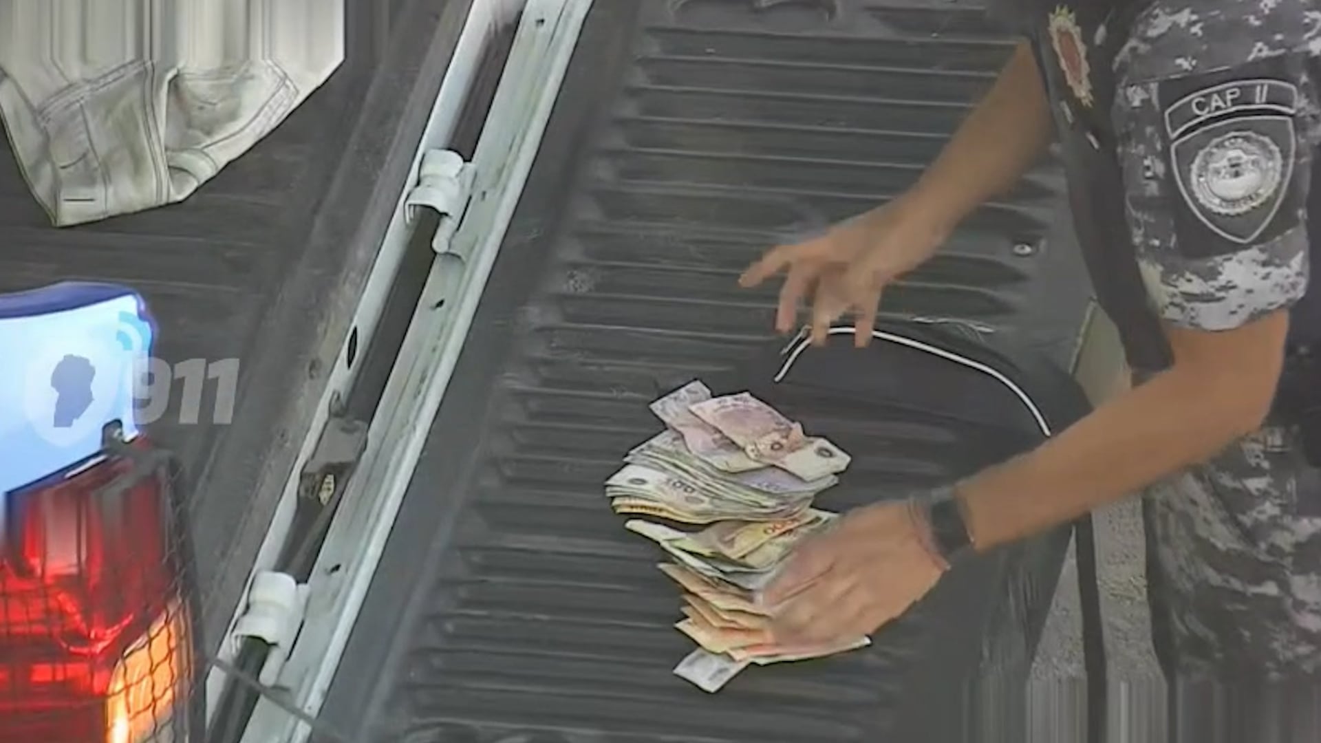 Los elementos incautados (Captura)