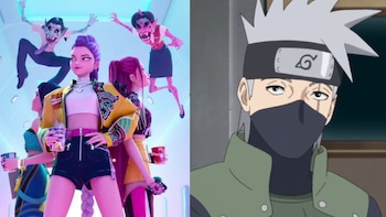 Así puedes crear una lámina para colorear de Las Guerreras K-pop como hokages de Naruto