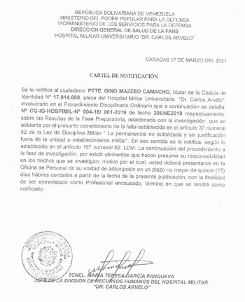La investigación de la GNB