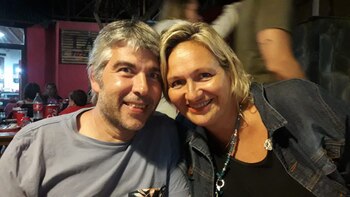 Leandro Martínez y Viviana Reina