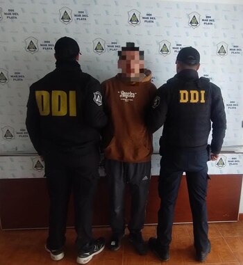 Omar Alberto Luvoni tras ser