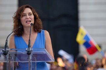 La presidenta de la Comunidad