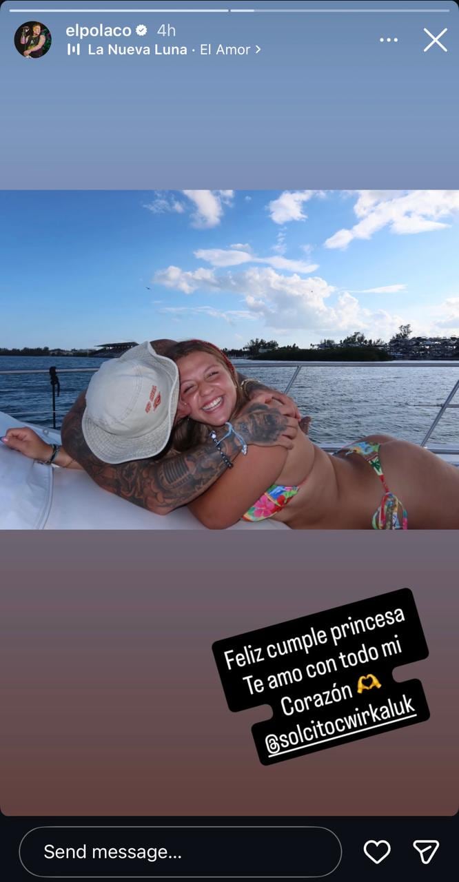 El Polaco eligió una foto de las últimas vacaciones familiares (Instagram)
