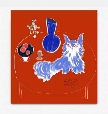 "Mesa roja", obra de Santiago