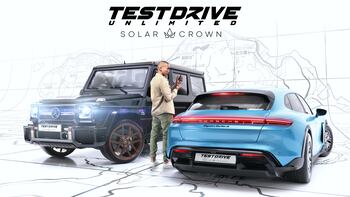 Vehículos icónicos de Test Drive Unlimited Solar Crown, como Ferrari y Lamborghini