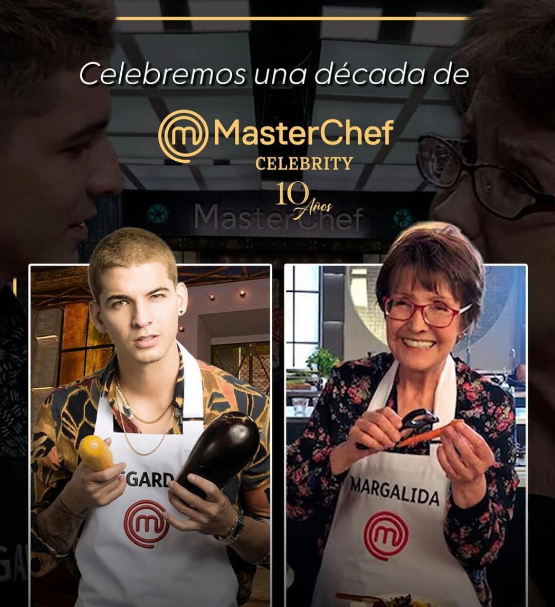 Los dos participantes fueron icónicos en 2018 y después de su fallecimiento son recordados con cariño - crédito masterchefcelebrityco / Instagram