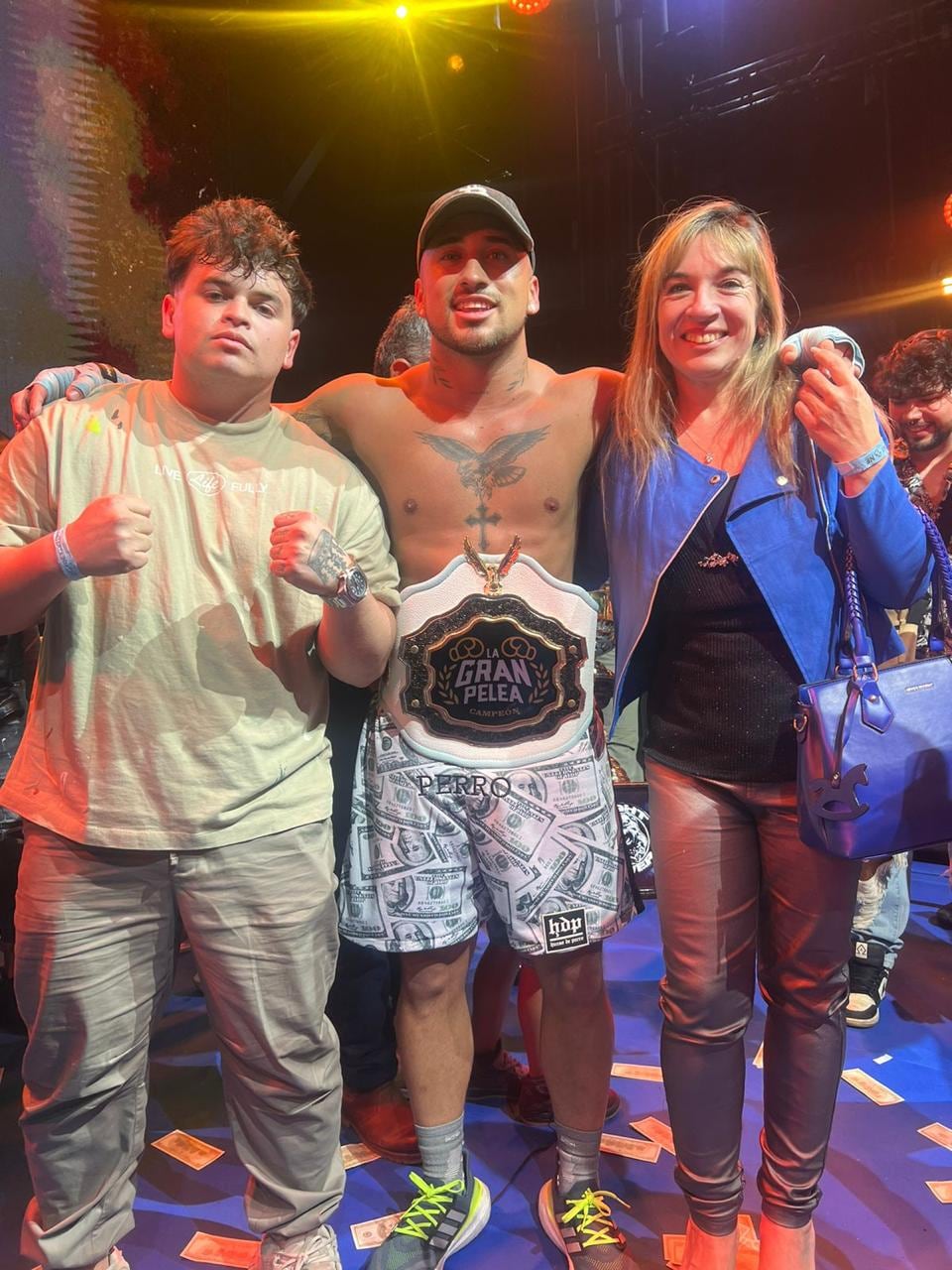 Yao Cabrera junto a Matías y Rita