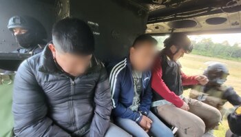 Cuatro de las personas detenidas