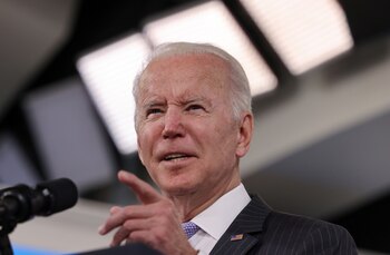 El presidente estadounidense Joe Biden