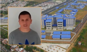 Alias Sergio es señalado de afectar y generar temor en algunos sectores productivos del departamento del Huila - crédito Inpec/sitio web y captura de video/@LaPaginaC/X