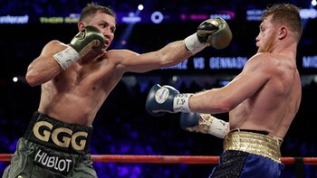 Gennady Golovkin, left, fights Canelo
