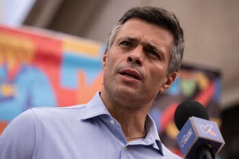 El opositor venezolano Leopoldo López. EFE/Alberto Valdés