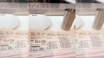 La carta personalizada de 'Sala