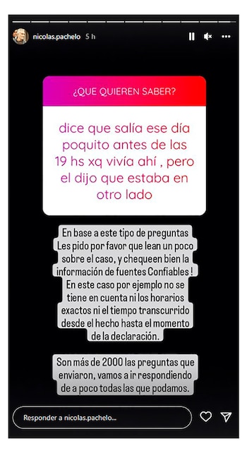 El Instagram de Pachelo recibió