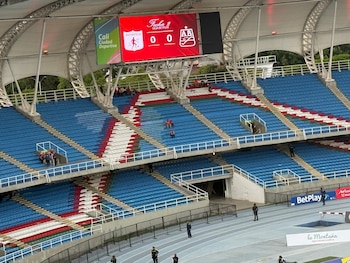 La ausencia de hinchas marcó
