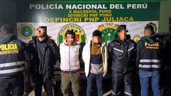 Policía rescató a 10 mujeres y detuvo a cuatro presuntos integrantes de “Los Reyes del Bunker” en operativo realizado en Puno