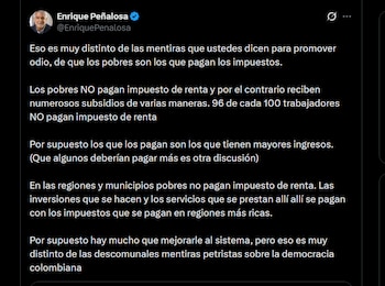 Enrique Peñalosa defendió que, aunque