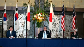 Wendy Sherman con los vicecancilleres